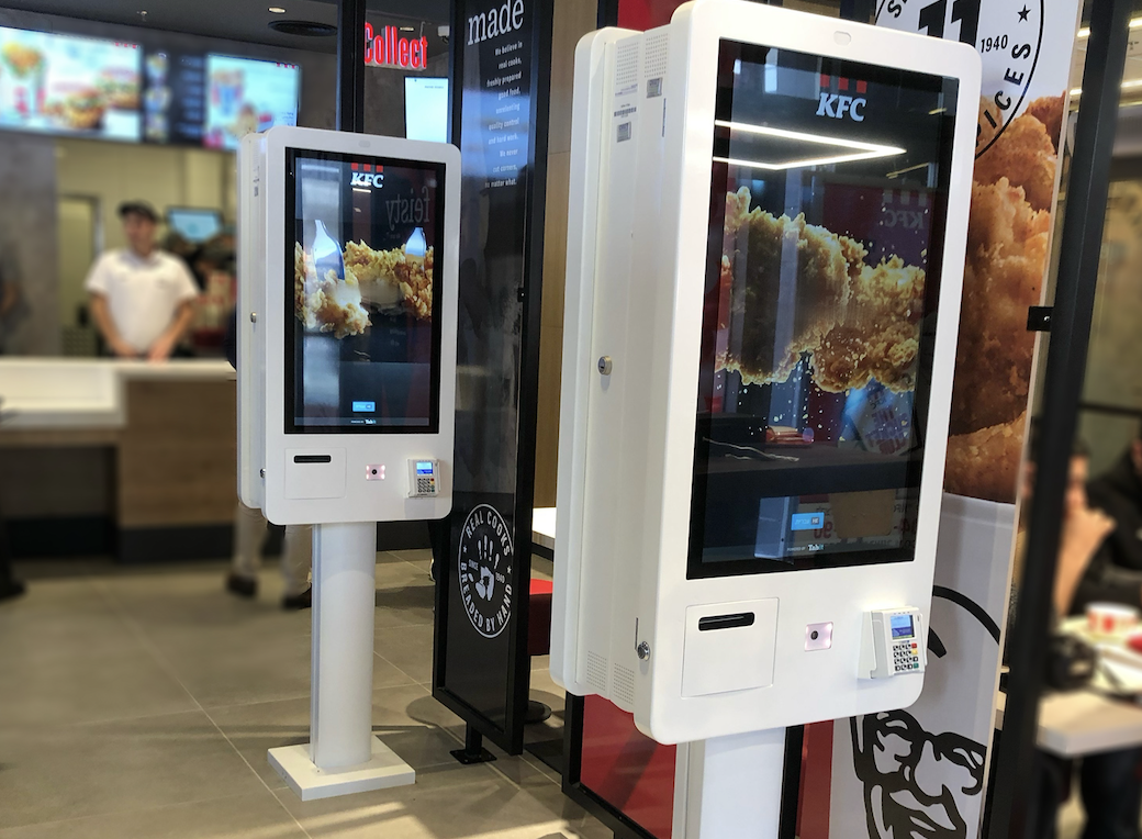 Tabit-powered self-service kiosks in a quick-service restaurant